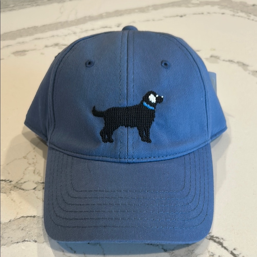 Blue Dog Embroidered Cap